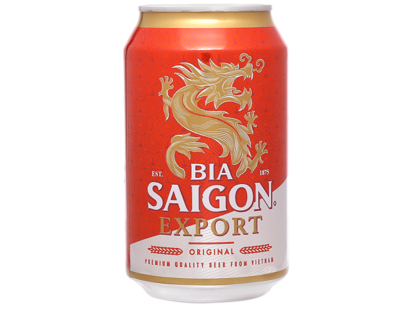 Bia Sài Gòn đỏ Export lon 330ml ( Thùng 24 lon)