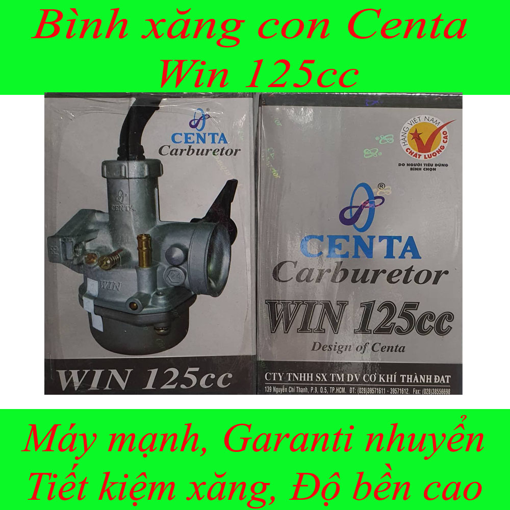 Bình xăng con Centa tiết kiệm xăng dành cho xe Win 125cc