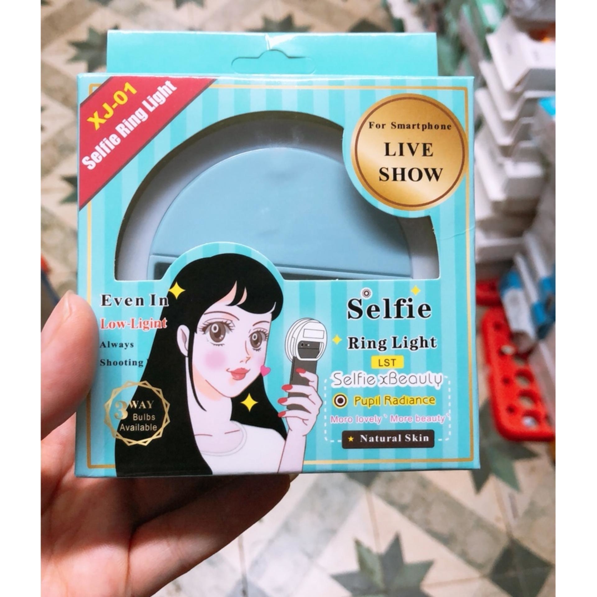 Đèn Led Selfie Ring Light 3 Chế Độ Sáng Nhỏ Gọn