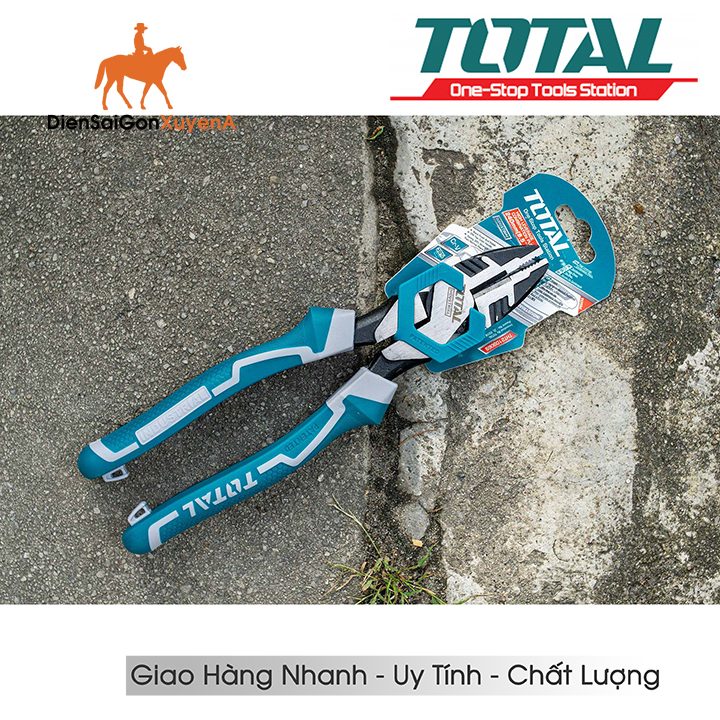 Kìm điện kềm răng 9,5inch 240mm Total THT210906S