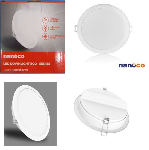 [HCM]ĐÈN LED DOWNLIGHT 9W NANOCO / ECO SERIES - NED096 / NED094 / NED093 / NED 096