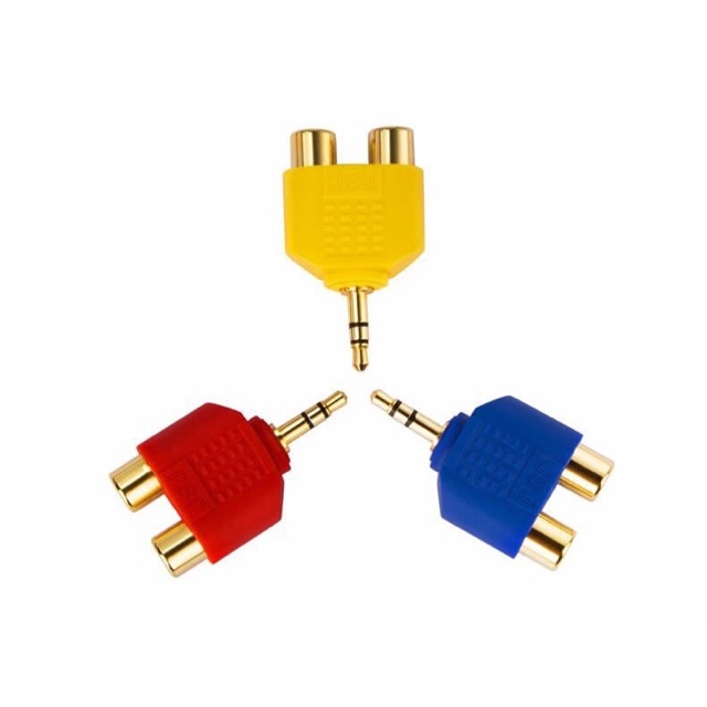 Jack rắc chia 3.5 ra 2 đầu hoa sen av âm lõi đồng