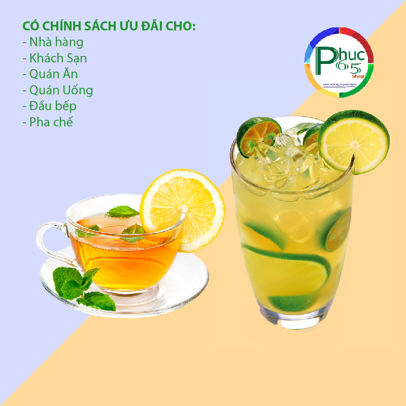 Trà chanh hòa tan tiện dụng-100g