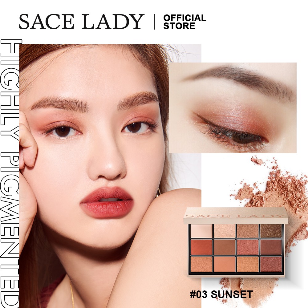 [Hoản Tiền 20%] Bảng phấn mắt SACELADY, Phấn mắt, Phấn mắt nội địa trung, phanmat, màu mắt
