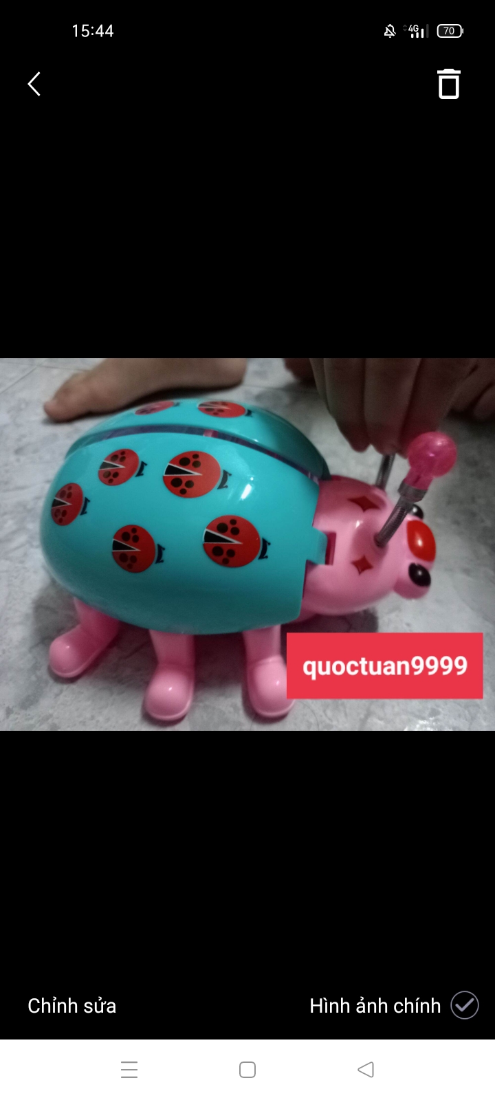Đồ chơi con bọ cánh cứng vỗ cánh (tặng kèm pin)