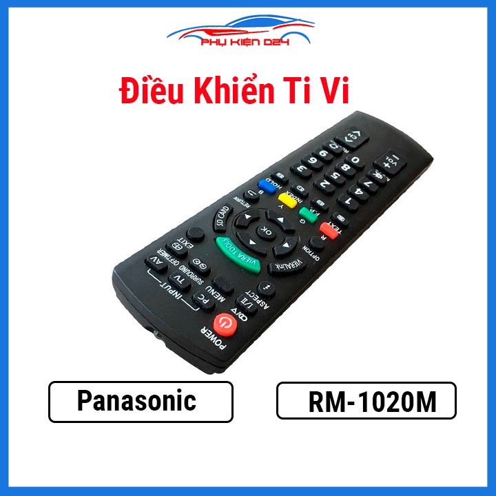 Điều khiển tivi, remote tivi Panasonic RM-1020M dễ sử dụng