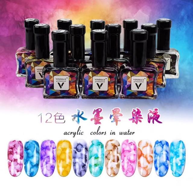 Vinimay cồn loang và cồn loang có nhủ 12 màu -15 mL
