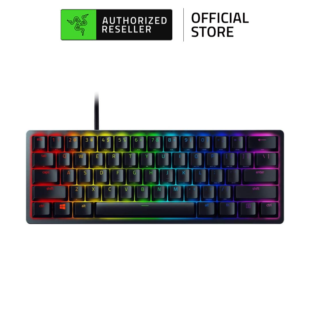 Razer Huntsman Mini (Linear Optical Switch) - Black 60% Gaming Keyboard with Razer™ Optical Switch (Bàn phím Gaming)