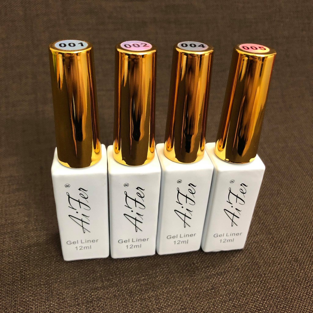 Cọ nét gel, cọ nét vẽ gel Aifen Trắng/Đen/Vàng/Bạc