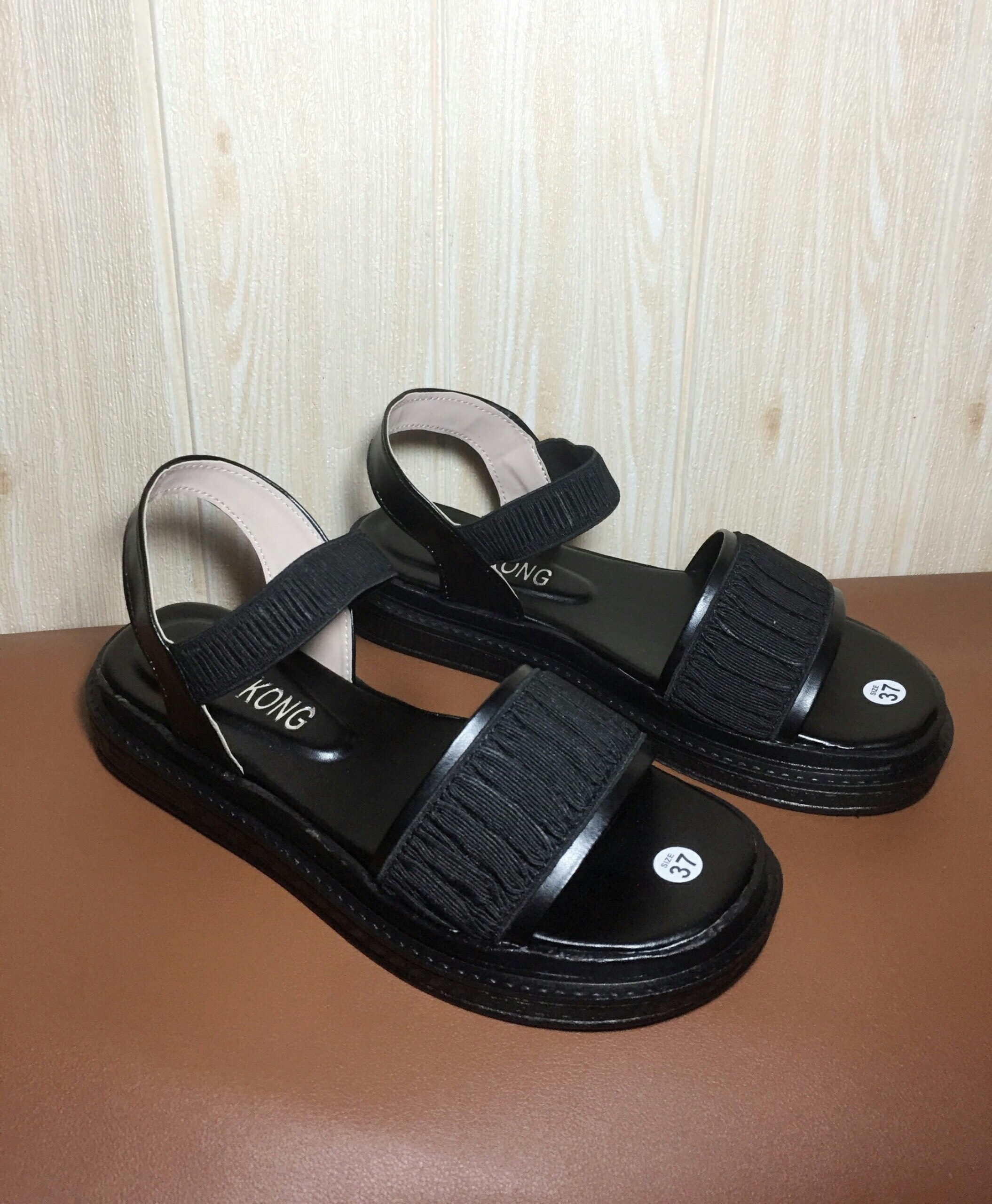 Giày dép sandal nữ / quai ngang hậu thun ,xinh xắn cực êm chân