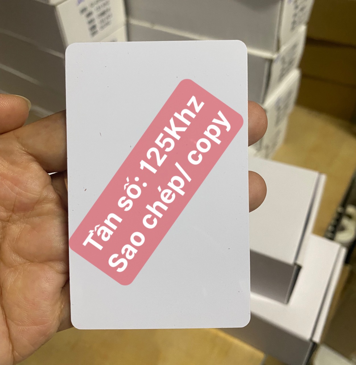 Thẻ từ copy rfid tần số 125khz