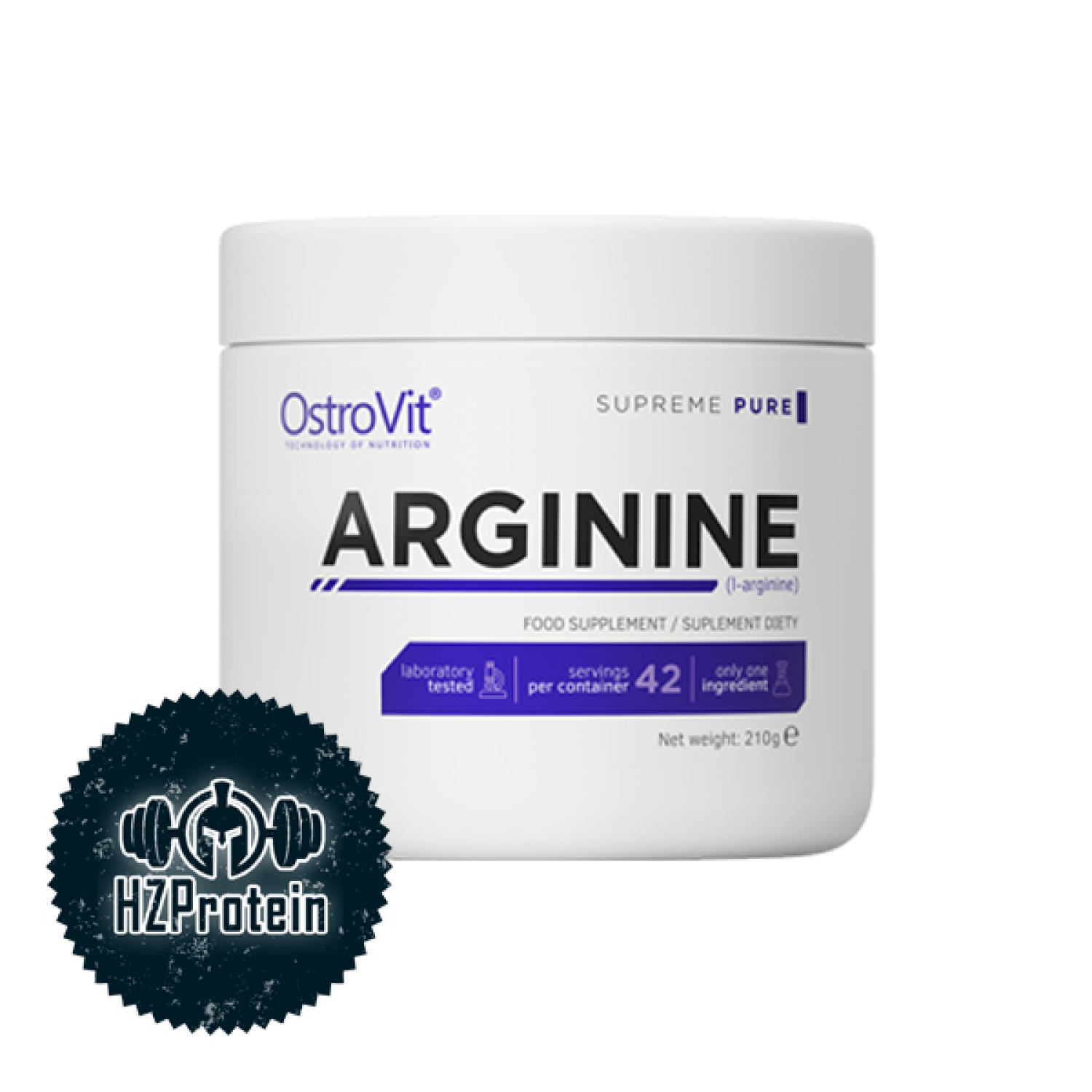 OSTROVIT ARGININE (210 GRAMS) - HỖ TRỢ PUMP CƠ HIỆU QUẢ