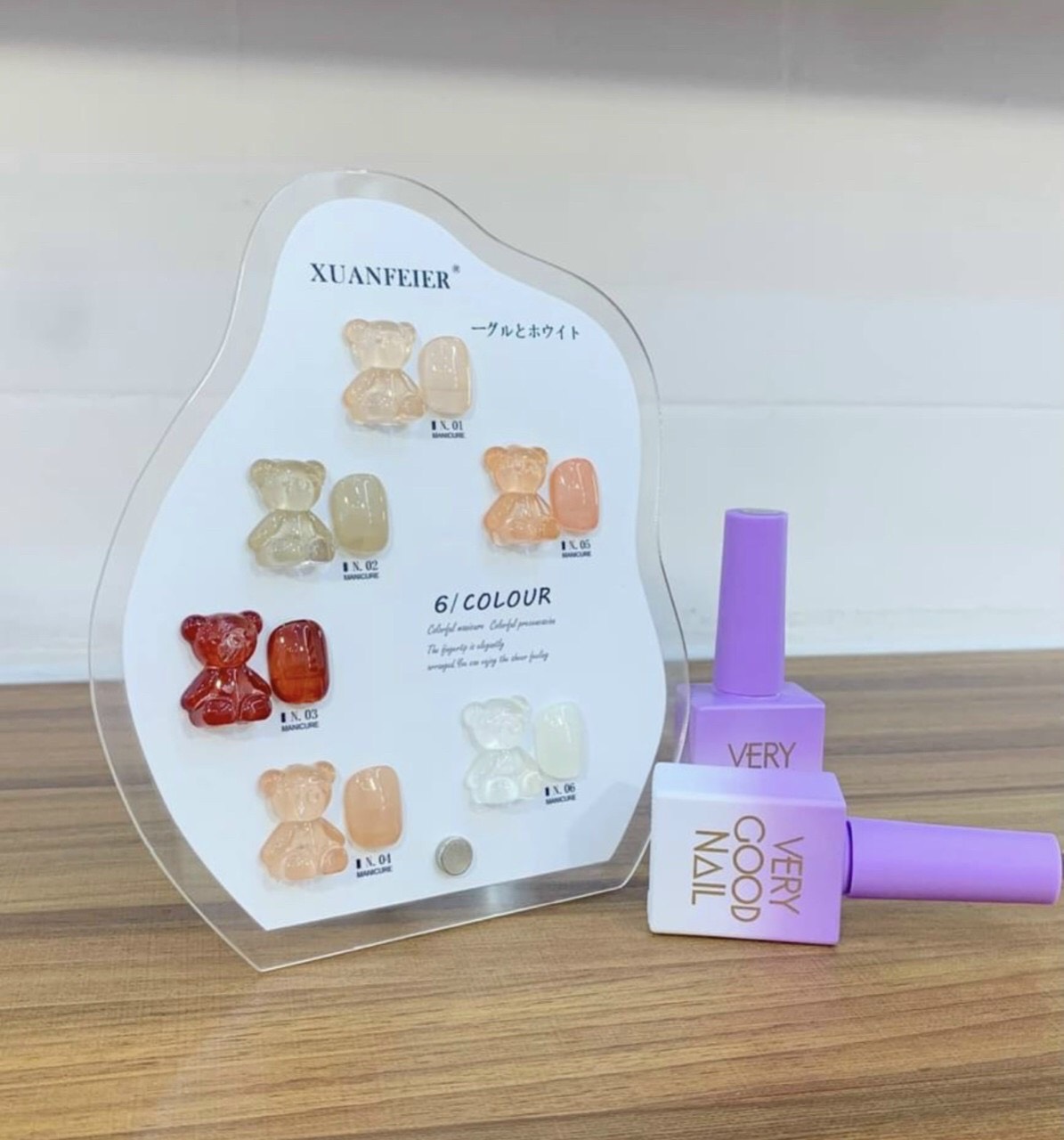 Set Sơn Thạch Very Good Nail 6 Màu [ Tặng Bảng Màu ]
