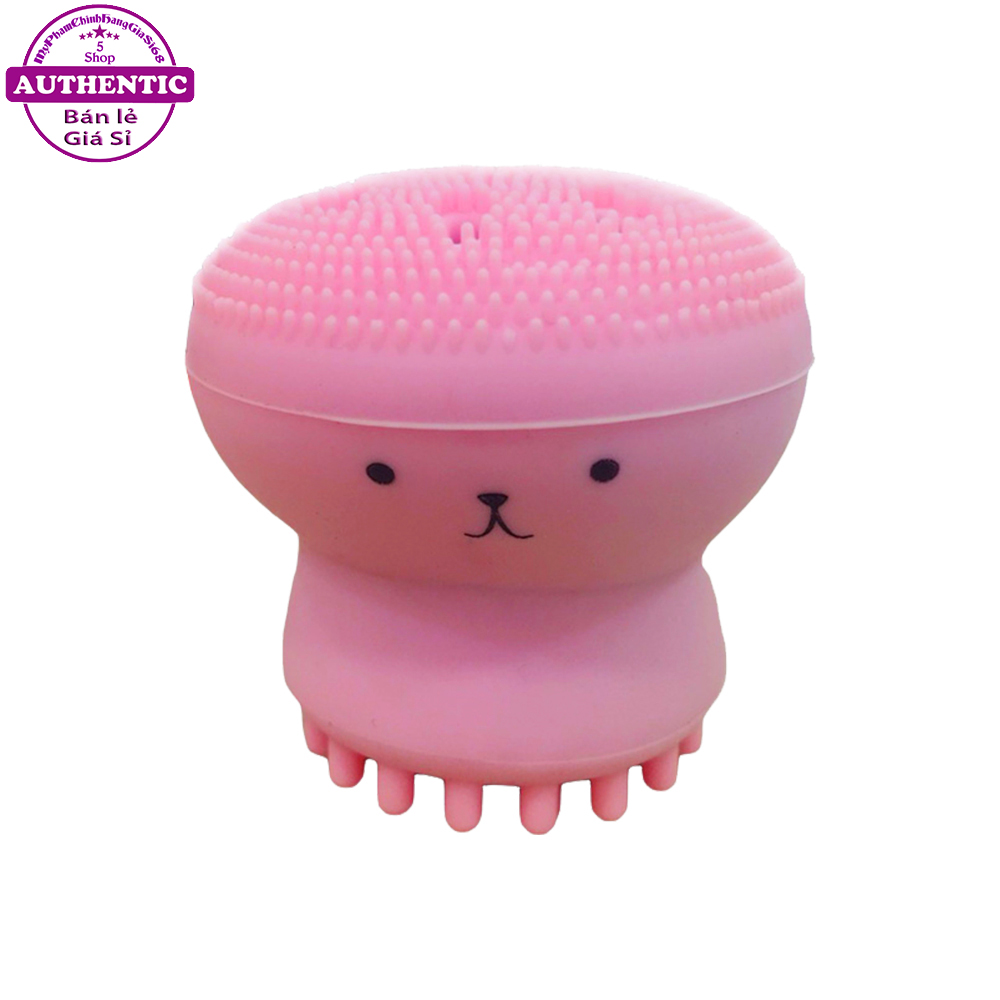 Cọ Rửa Mặt Và Mát Xa BẠCH TUỘC JellyFish Silicon