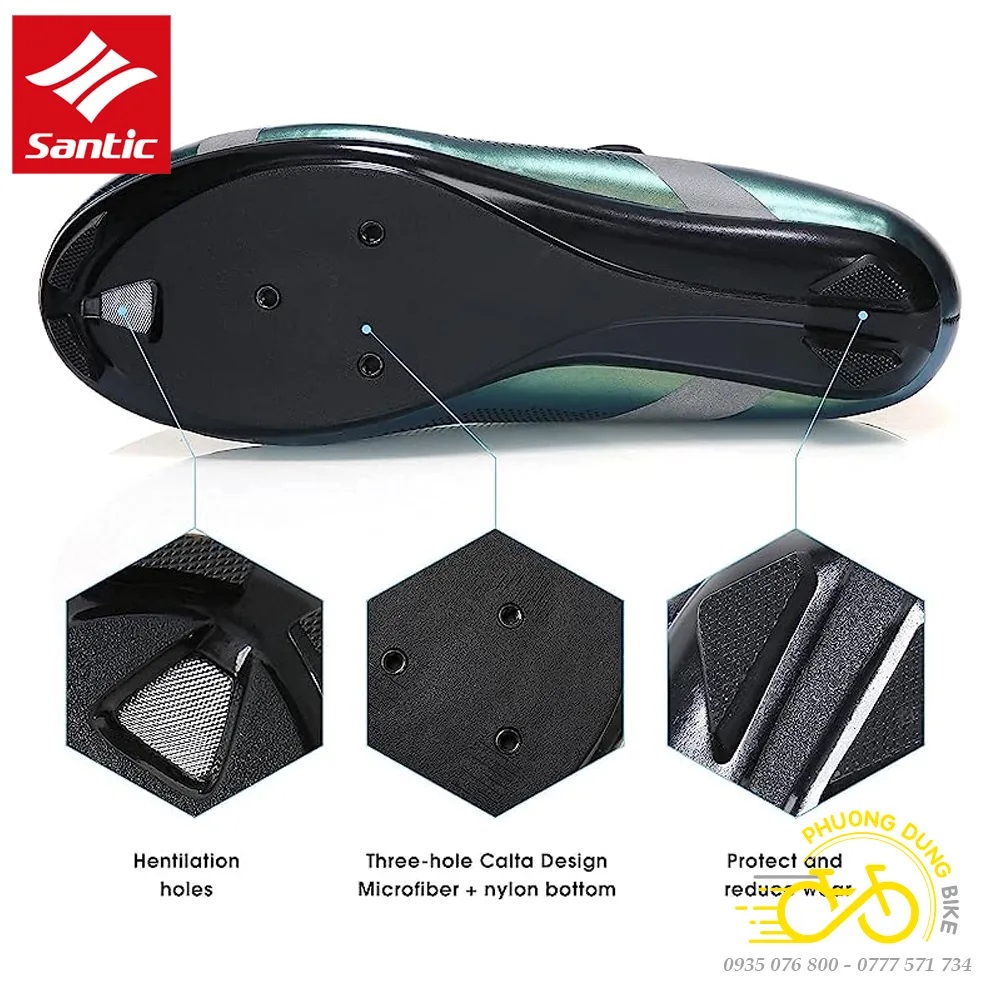 Giày can đi xe đạp thể thao Road SANTIC KS20019 (GIÀY ĐI CAN)