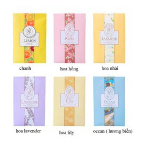 Túi Thơm Nhiều Mùi Treo Tủ Quần Áo