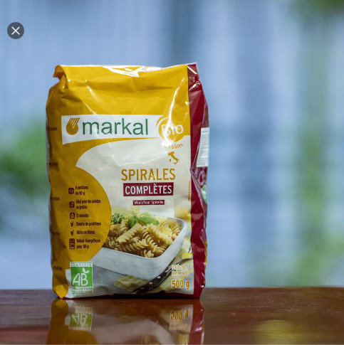 Mì xoắn Lứt Hữu Cơ Markal 500g