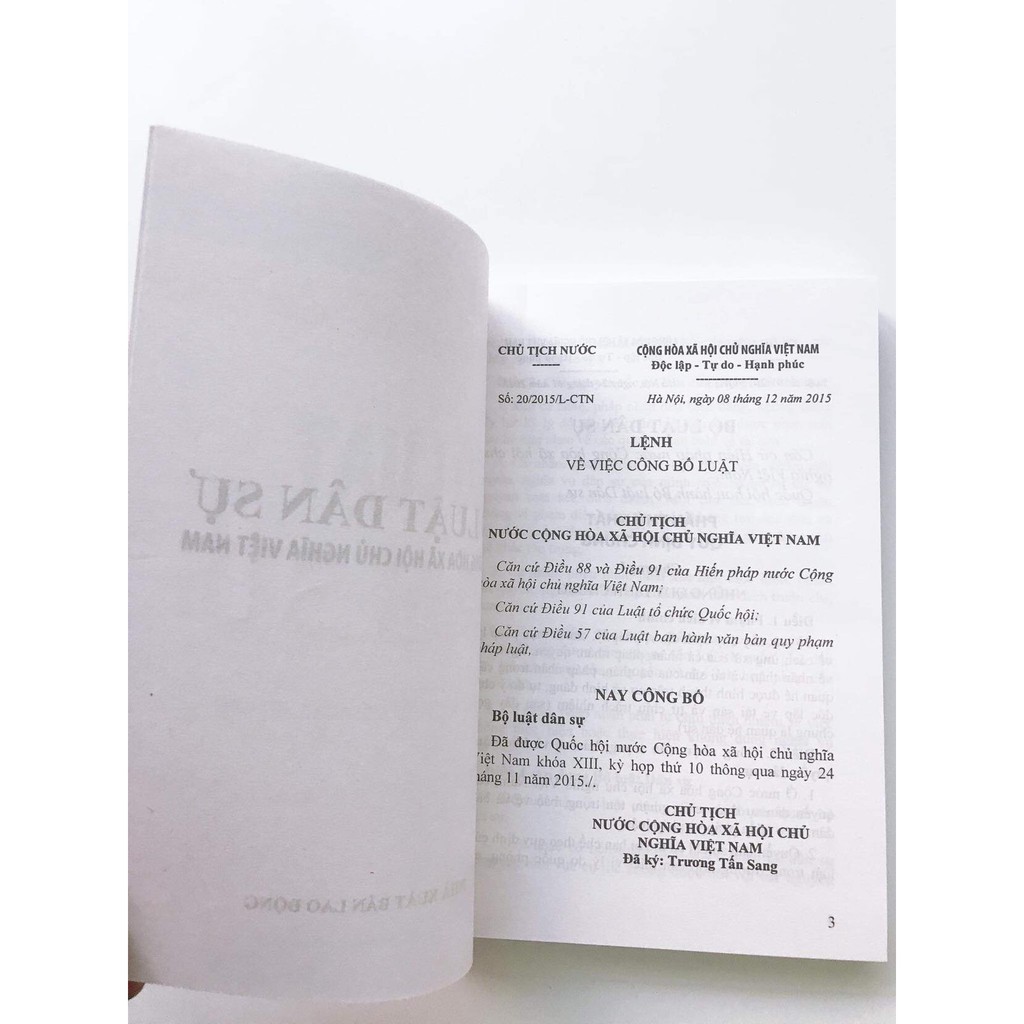 Bộ Luật Dân Sự