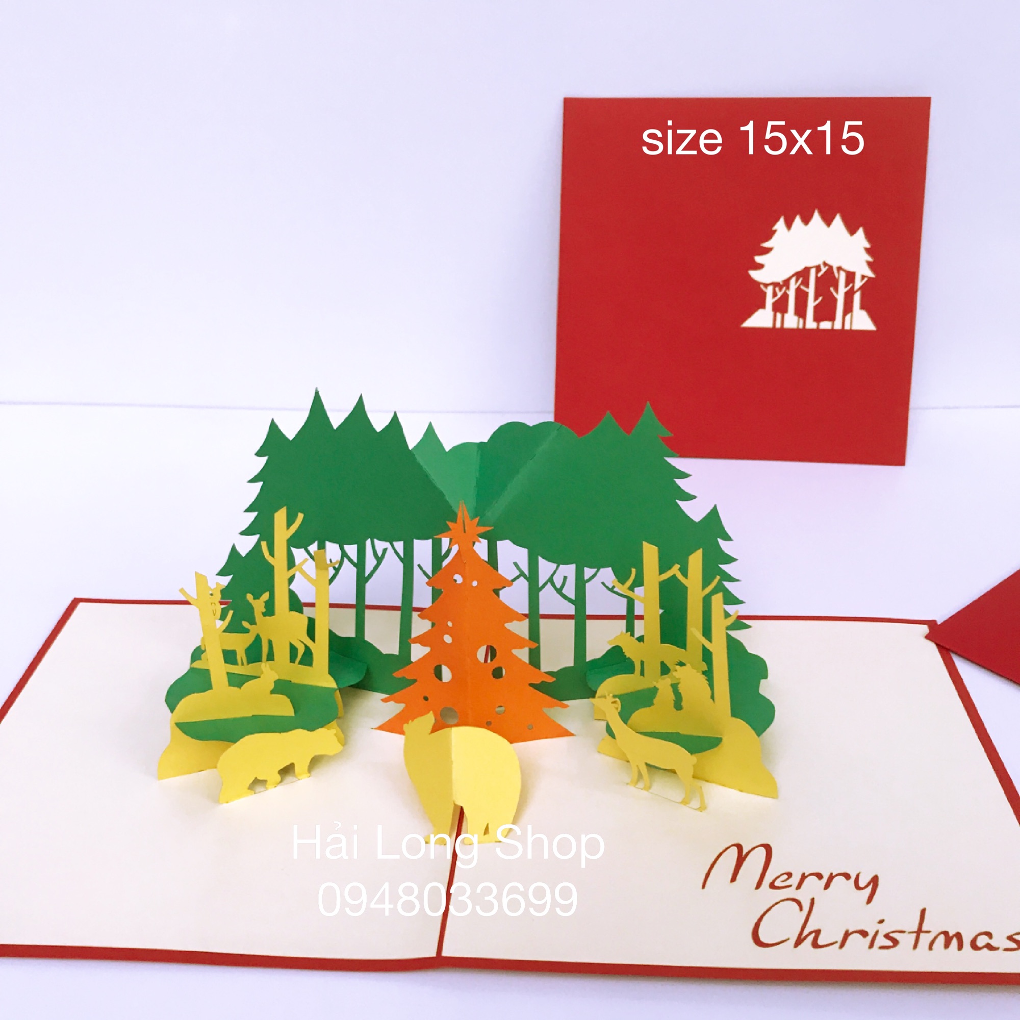 Khu Rừng 1 ( Forest ) - Noel - Thiệp 3D