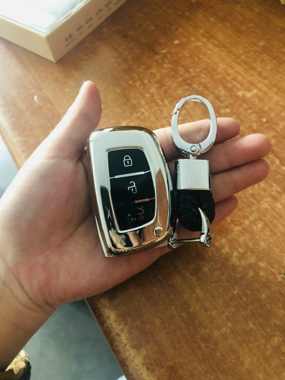 Bao khóa mạ inox dạng nhựa tpu dẻo ốp chìa khoá hyundai elantra - i10 - tucson