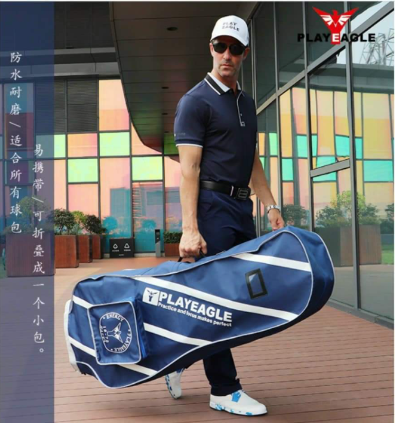 Cover Che Mưa Túi Đựng Gậy Gôn Nam Nữ Play Eagle, Chất Vải Nylon Cao Cấp Bền , Chống Nước Tuyệt Đối  - Golf Rain Cover