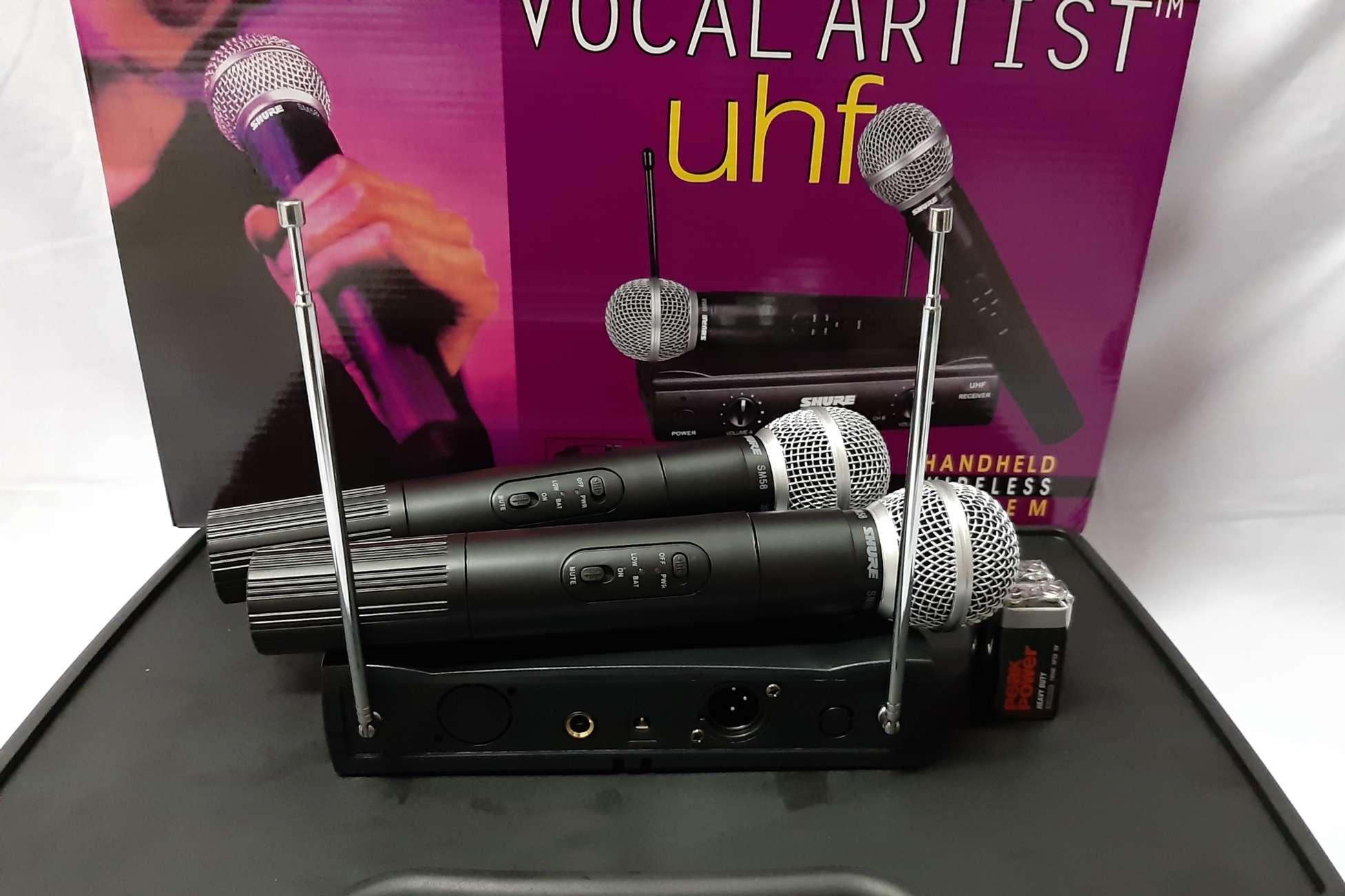 Micro không dây shure SM58(UT4) 2 mic.