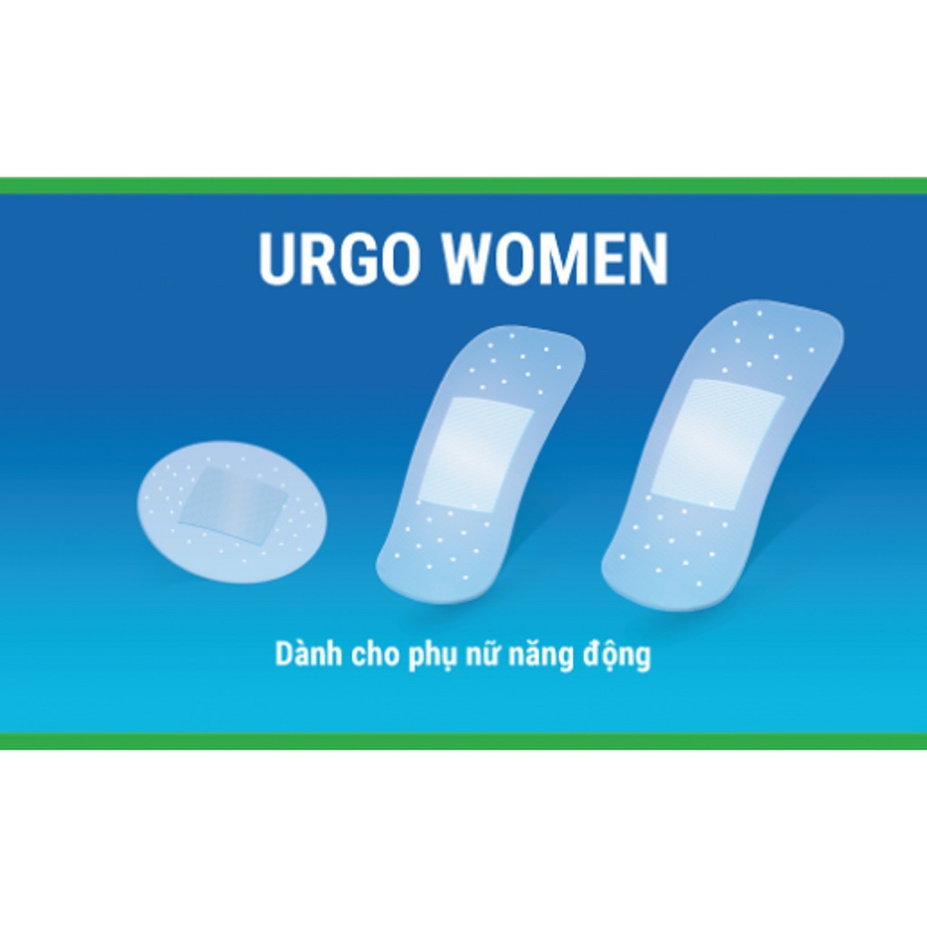 Băng cá nhân cho phụ nữ Urgo Women (10 miếng/gói)