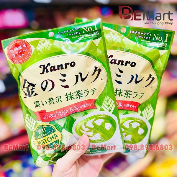 KẸO SỮA KANRO VỊ MATCHA NHẬT BẢN