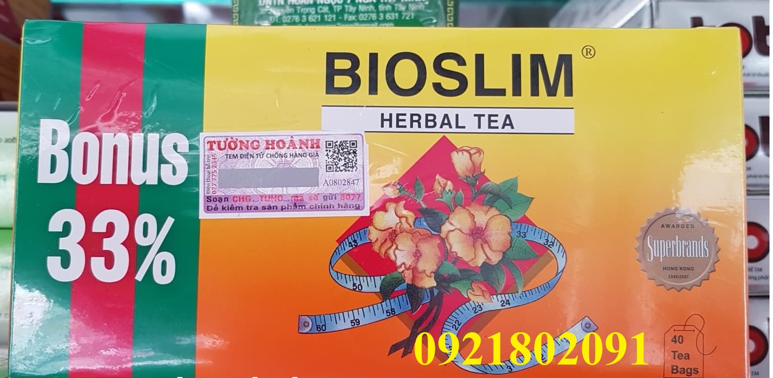 trà bảo tú lệ bioslim túi lọc giảm cân