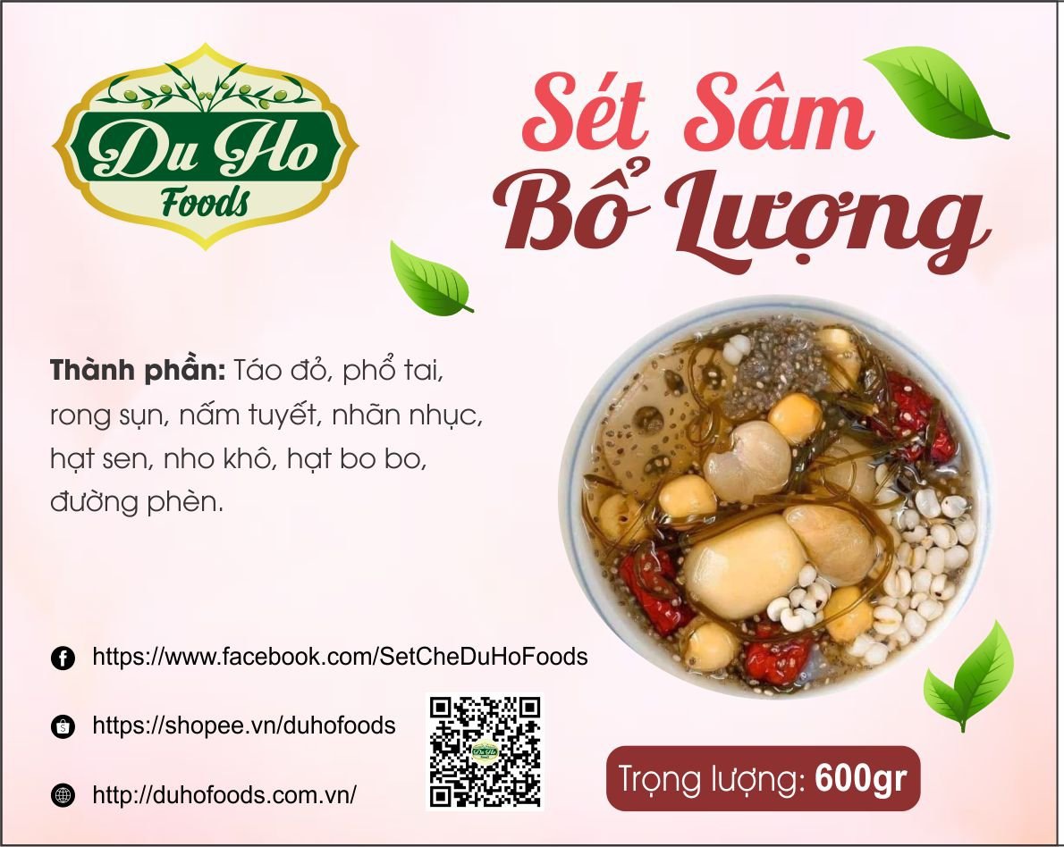 Set Sâm Bổ Lượng - Set Chè Tự Nấu Tại Nhà