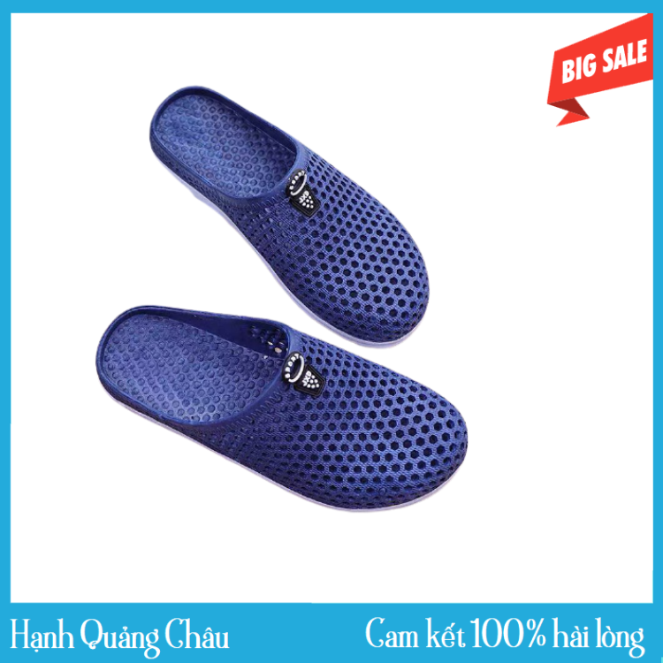 Dép Nhựa , Sục Nhựa Lỗ Dẻo Cho Cả Nam Và Nữ Bít Mũi Đi Mưa Bảo Hộ Lao Động Full Size 36-43