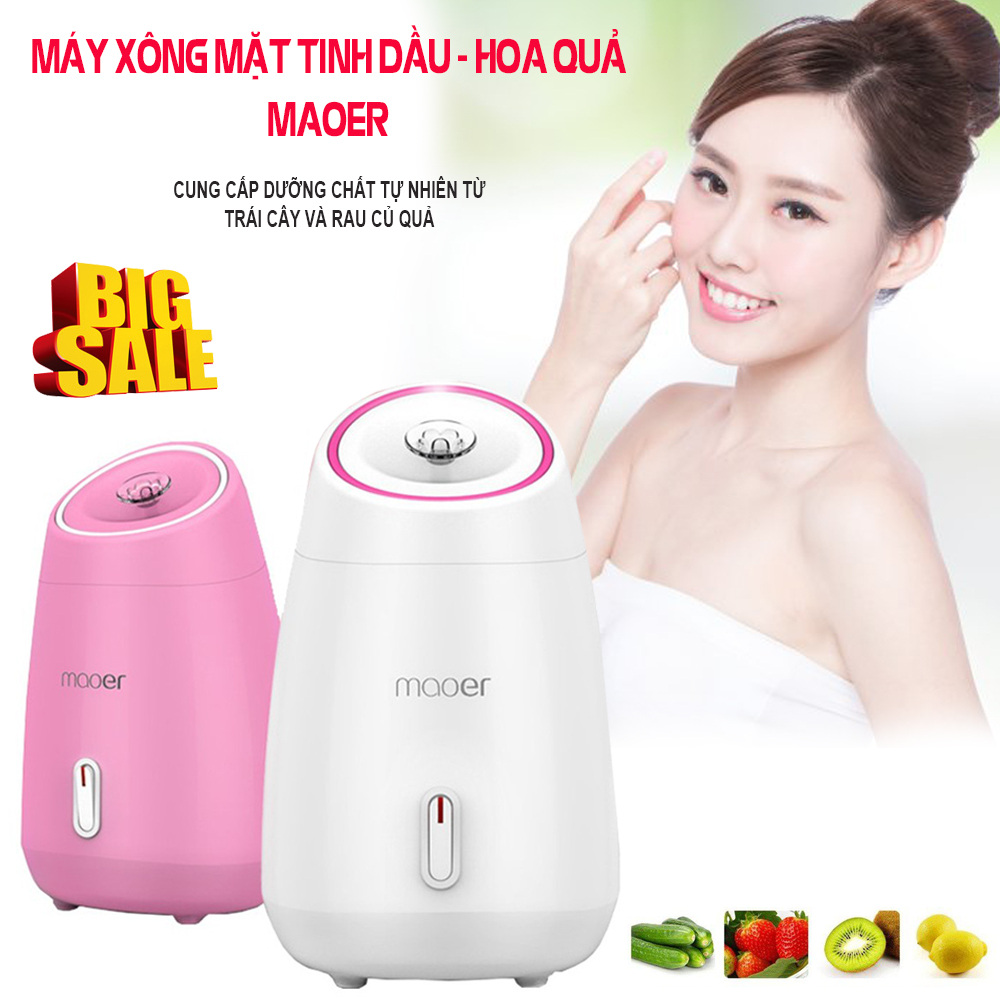 Máy Xông Hơi Mặt Hoa Quả Maoer Thải Độc Cho Da Hiệu Quả Mẫu 479 Giúp da thông thoáng Cải thiện tuyến bã nhờn và lỗ chân lông cho da