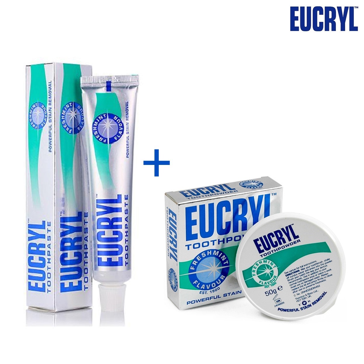 Kem Đánh Răng Eucryl Tẩy Trắng Eucryl Toothpaste 62g