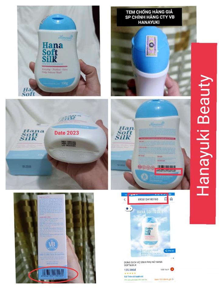 [HCM]DUNG DỊCH VỆ SINH PHỤ NỮ HANAYUKI- HANA SOFT&SILK