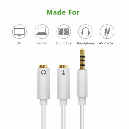 Cáp Chia Jack 3.5 Ra Mic và Loa UGREEN 10789 - Hàng