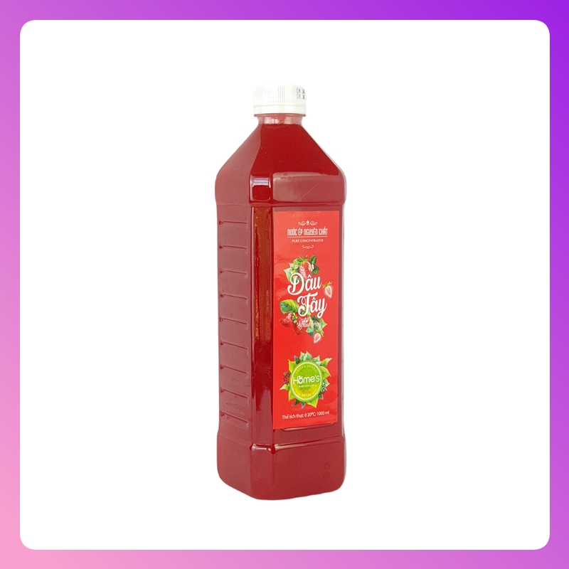 Chai nước cốt dâu tây Ngọc Thảo loại 1000ml