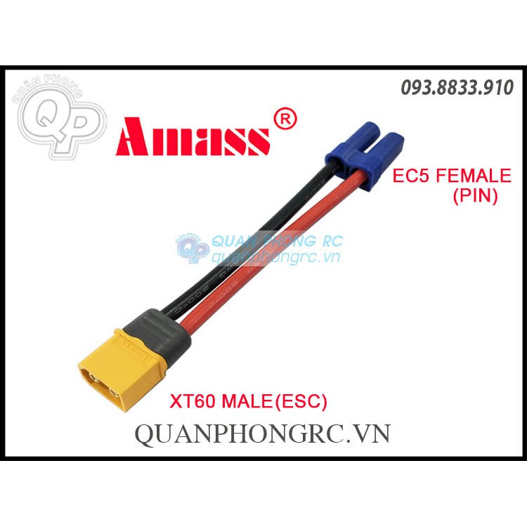 Cáp chuyển EC5 - XT60