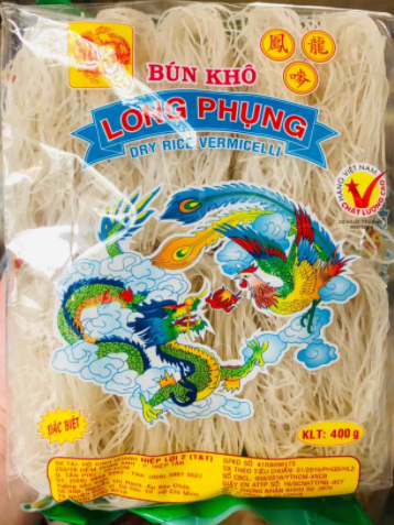 [HCM-DATE MỚI] 4 GÓI BÚN KHÔ LONG PHỤNG 400GR/GÓI