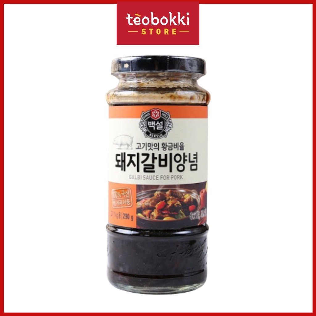 Sốt BBQ,sườn heo Beksul 290g