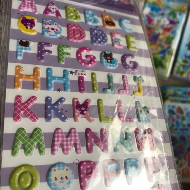 Sticker Dán Nổi Nhiều Mẫu Khác Nhau