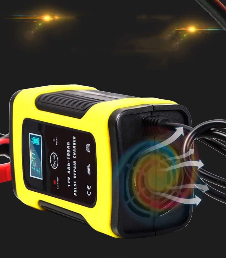 Bộ sạc điện acquy FOXSUR 12V 5A kèm phục hồi bình