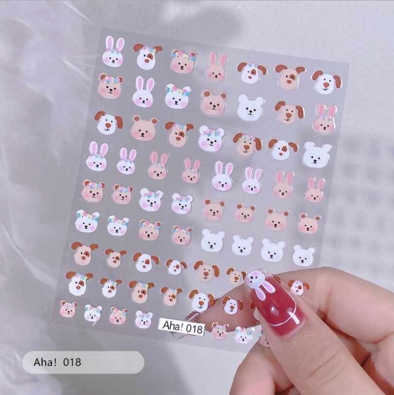 Hình dán móng tay - Sticker dán móng mã số A018
