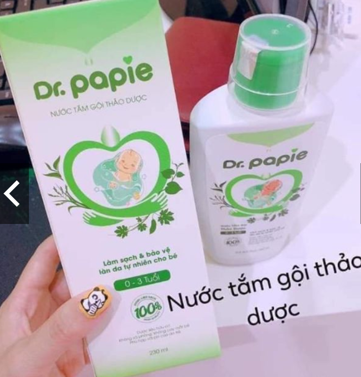 [HSD 2027]Nước tắm thảo dược Dr Papie