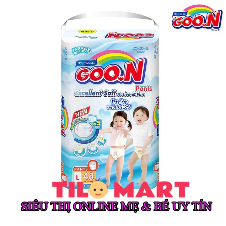 [HCM]Bỉm Goo.n Slim quần L48