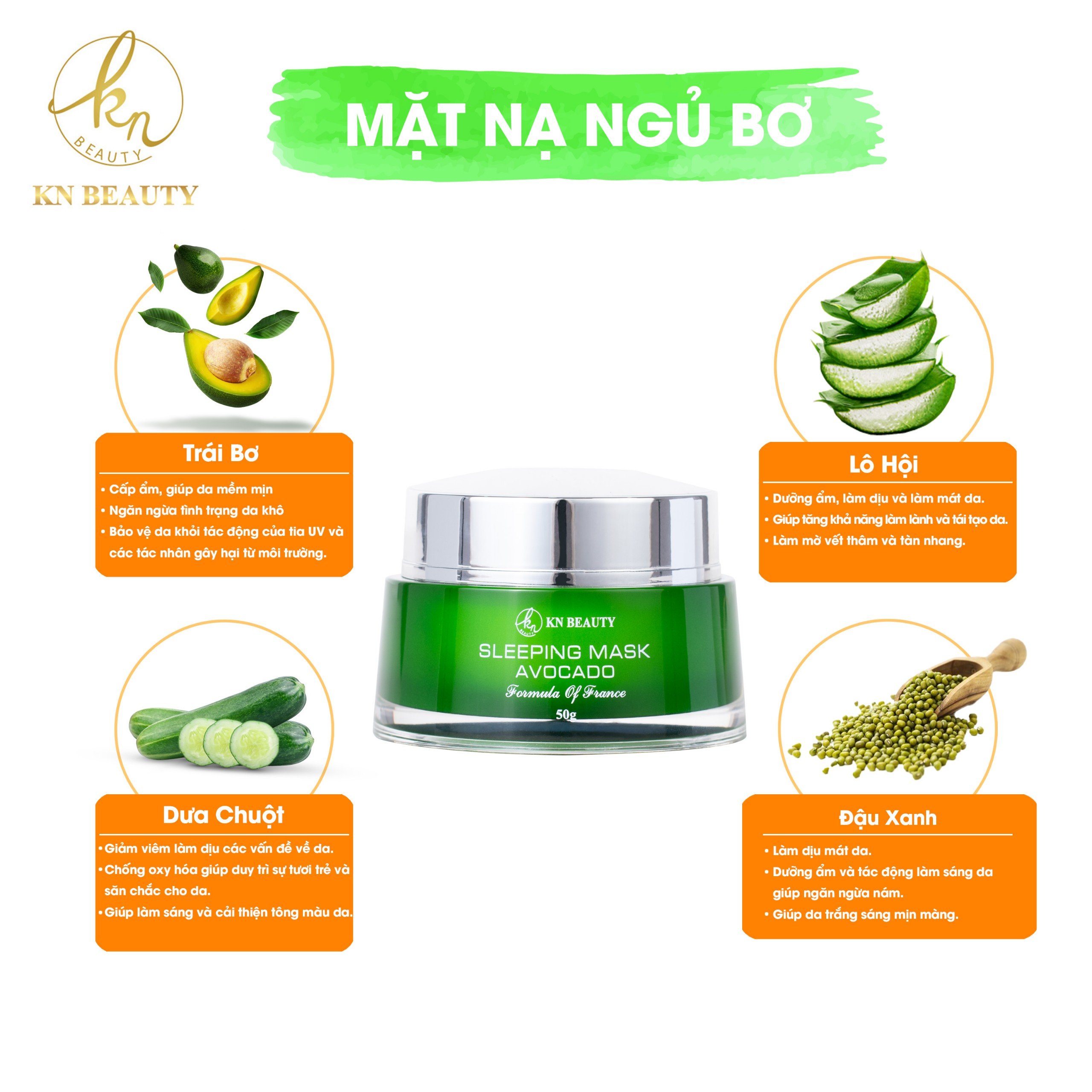 Mặt Nạ Ngủ Dưỡng Da Kn Beauty