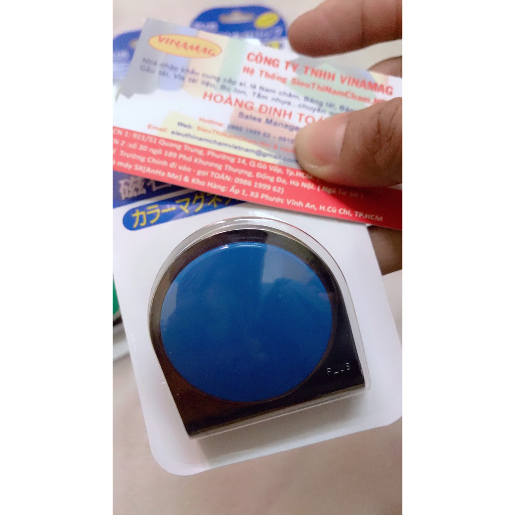 Nam châm kẹp giấy plus nhật bản D43mm