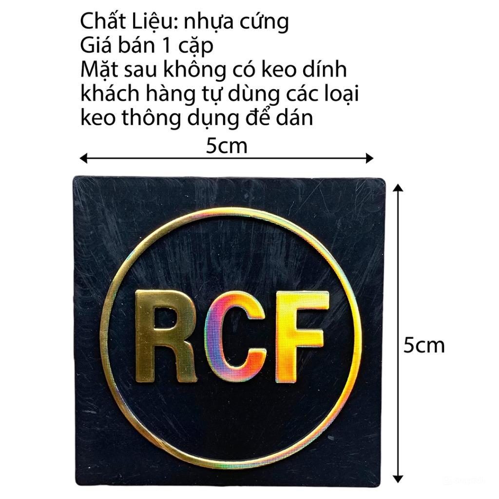 Tem loa rcf, giá 1 cặp, kích thước 5x5cm