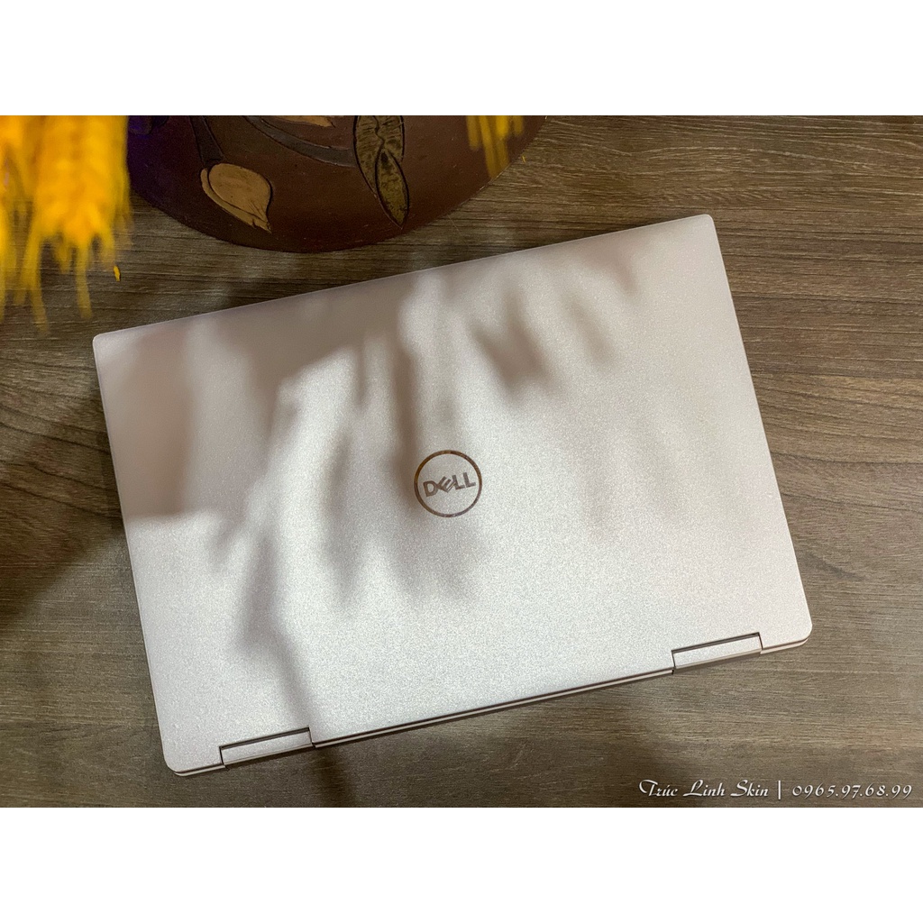 Skin dán Laptop Dell màu Chrome bạc mịn