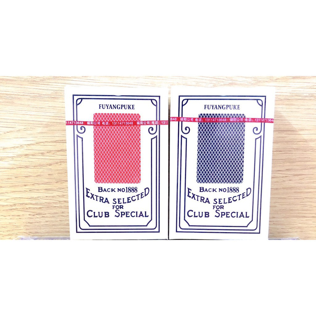 bộ bài tây 52 lá combo 2 màu xanh và combo 2 màu đỏ