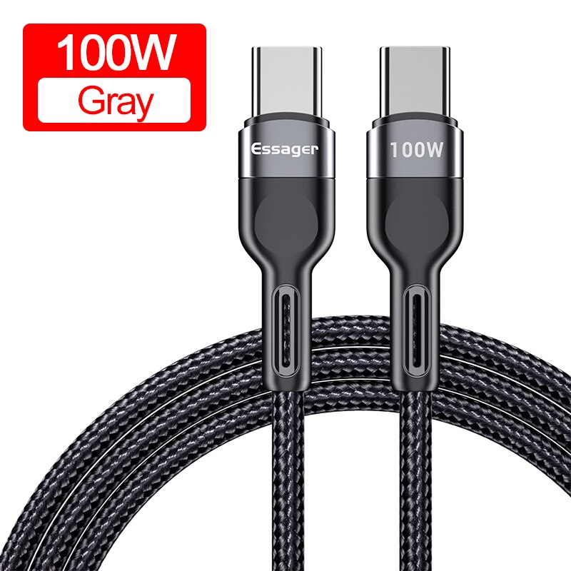 (Giá Hủy Diệt) Cáp Sạc Nhanh Essager 100W Type C To Type C